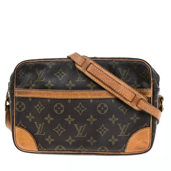 LOUIS VUITTON Trocadero 27 Shoulder Bag Monogram Leather Brown M51274 65SH940 - Picture 1 of 11
